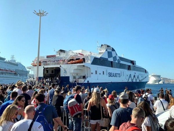 С Крита на Санторини на пароме 2020 С Крита на Санторини на пароме 2020