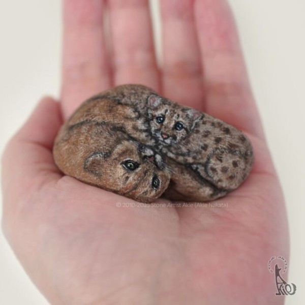 Японская художница оживляет камни, рисуя на них животных (20 фото) Японская художница оживляет камни, рисуя на них животных (20 фото)